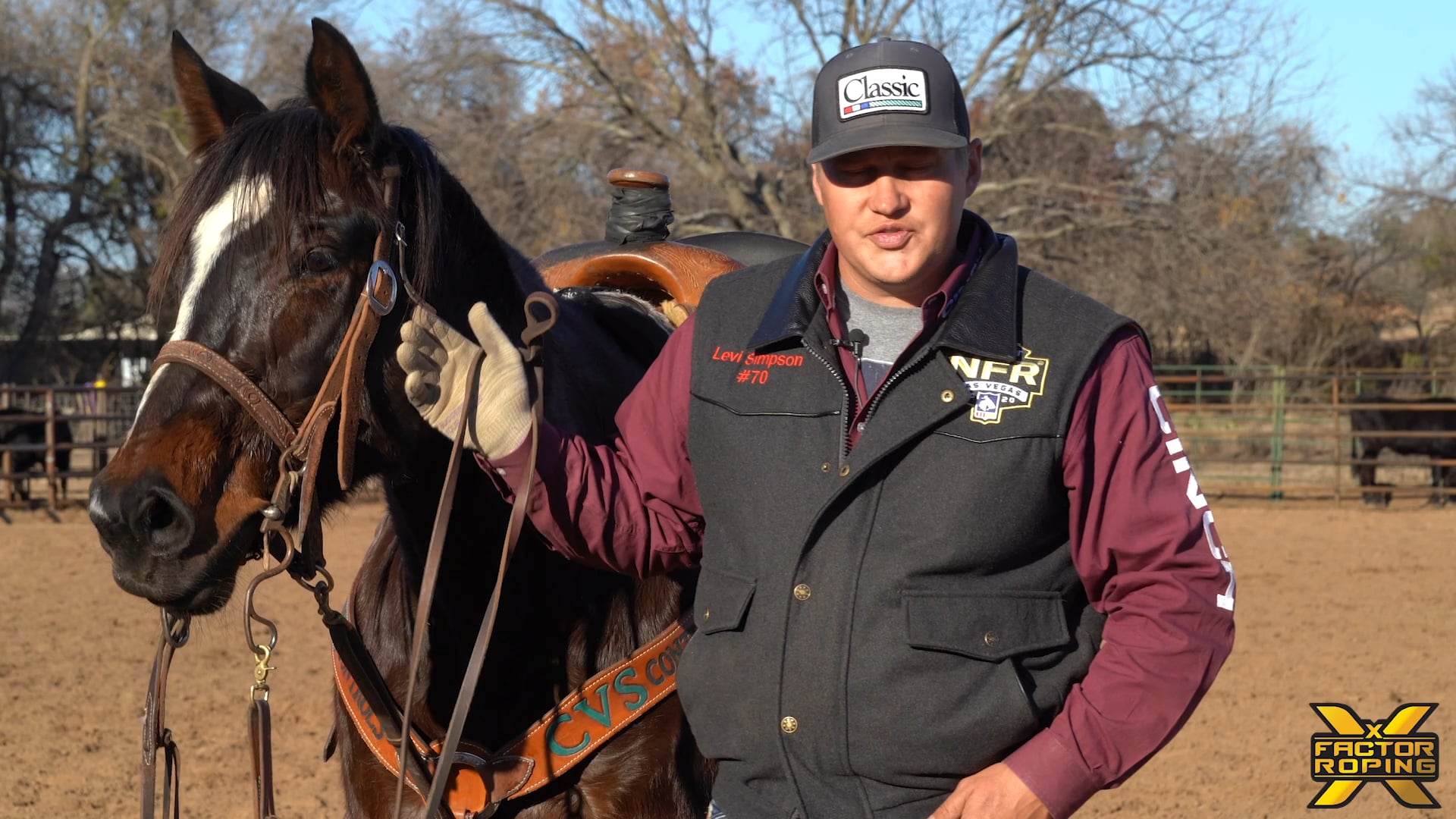 Levi Simpson - Name Of The Game When It Comes To Handling Cattle | X Factor  Roping