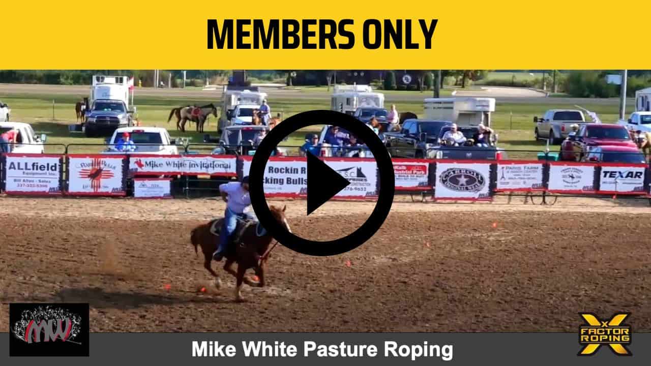 The Mike White Open Pasture Roping